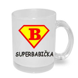 Hrnek Super Babička ve znaku supermana