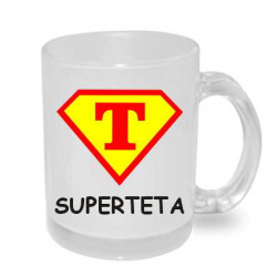 Hrnek Super Teta ve znaku supermana
