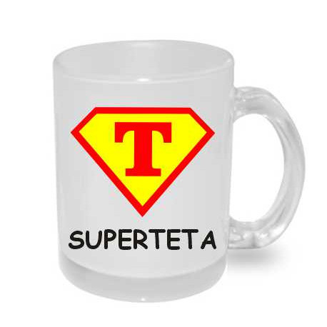 Hrnek Super Teta ve znaku supermana