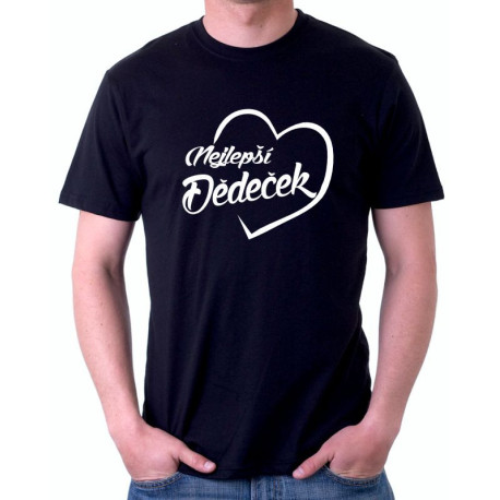 Tričko pro dědu - Dědeček v srdíčku