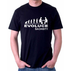 Tričko pro Šachistu - Evoluce Šachisty