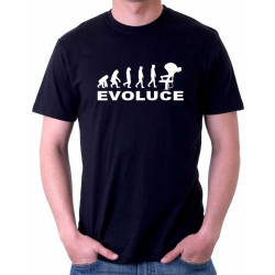 Pánské tričko - Evoluce plavání