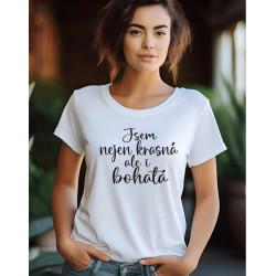 Dámské tričko - Jsem dokonalá, můžu poslouchat, ignorovat a zapomenout a to vše najednou