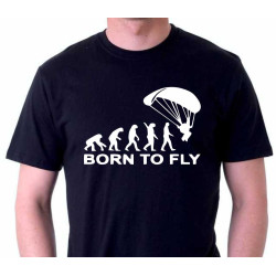 Pánské tričko narozen k lítání Born to Fly