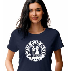 Dámské tričko Game Over Party Svědkyně