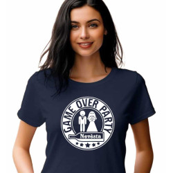 Dámské tričko Game Over Party Nevěsta