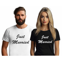 Dámské tričko pro novomanželé - Just Married