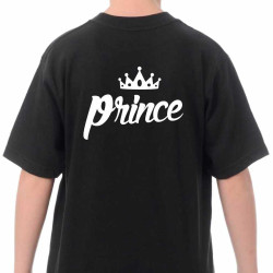 Dětské tričko - Prince s potiskem na záda