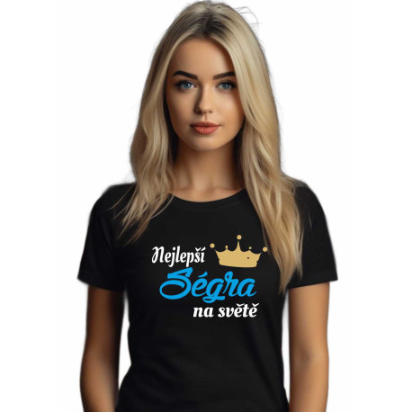 Dívčí tričko Nejlepší sestra na světě.