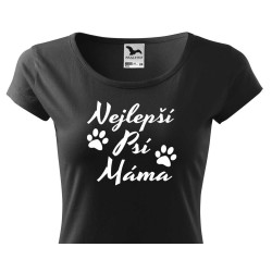 Dámské tričko - Nejlepší psí máma