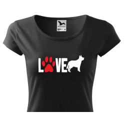 Dámské tričko - Miluji pejsky