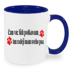 Hrnek - Čím víc lidi potkávám, tím raději mám svého psa