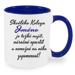 Hrnek Skvělého kolegu s volbou jména je těžké najít.