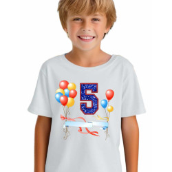 Dětské tričko k 5. narozeninám