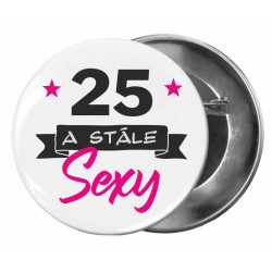 Narozeninová placka k 25. narozeninám pro dámy