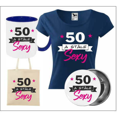 Akční sada k 50 narozeninám pro ženu