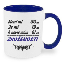 Hrnek k 80. narozeninám - Není mi 80 let