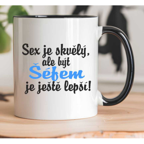 Hrnek pro šéfa - Sex je skvělý, ale být šéfem je ještě lepší