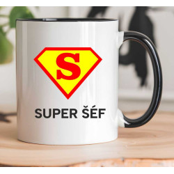 Hrnek pro šéfa - Super šéf ve znaku supermana