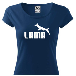 Dámské vtipné tričko - Lama
