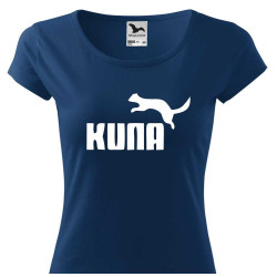 Dámské tričko s vtipným potiskem - Kuna.