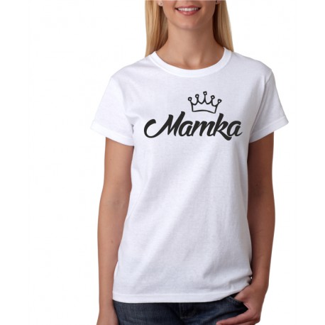 Dámské tričko Mamka s korunkou, dárek pro maminku