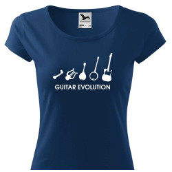 Dámské tričko - Evoluce kytary