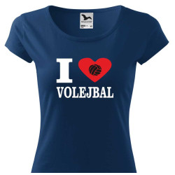 Dámské tričko Mám ráda volejbal