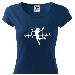 Dámské tričko - Kardiogram házené