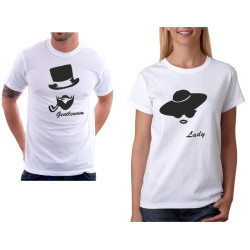 Lady - Dámské Tričko pro zamilované páry