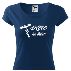 Dámské tričko - Klíč ke štěstí vývrtka