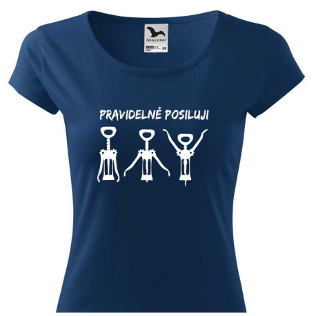 Dámské tričko - Pravidelně posiluji