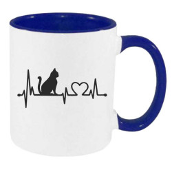 Hrnek - Kardiogram a Kočka
