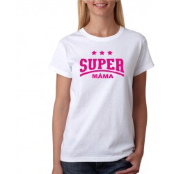 Dámské tričko s potiskem Super Máma