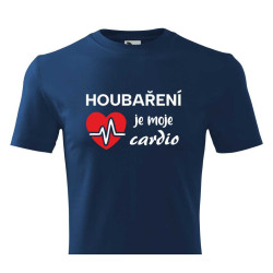 Tričko pro houbaře - Houbaření je moje kardio