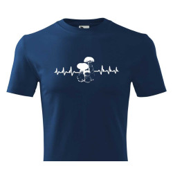 Tričko pro houbaře - Kardiogram Houbaře