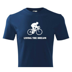 Tričko pro cyklisty - Living the dream