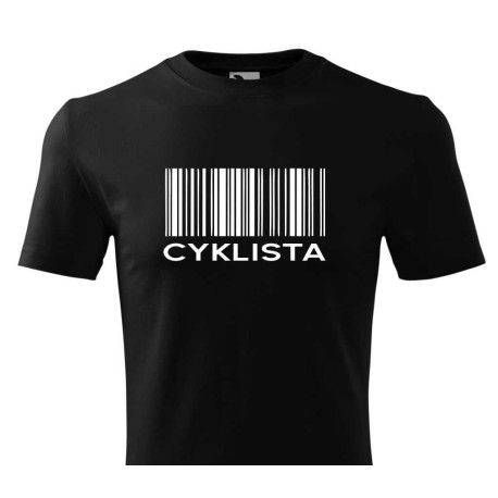 Tričko pro cyklistu - Čárový kód Cyklista