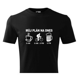 Tričko pro cyklistu - Můj plán na dnes