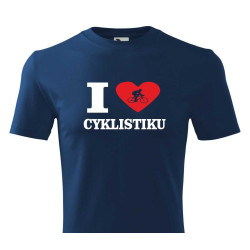 Tričko pro cyklistu - Miluji cyklistiku