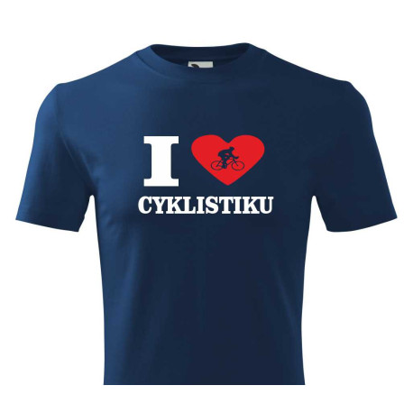 Tričko pro cyklistu - Miluji cyklistiku