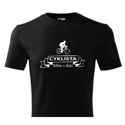 Tričko pro cyklistu - Cyklista tělem i duší