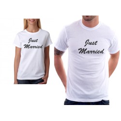 Just Married - Pánské tričko pro novomanžely