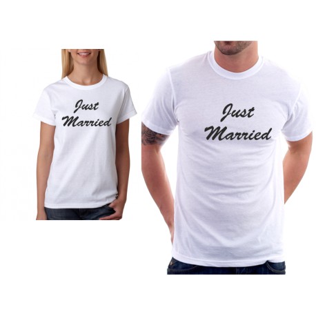 Just Married - Pánské tričko pro novomanžely