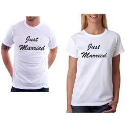Just Married - Dámské tričko pro novomanželé