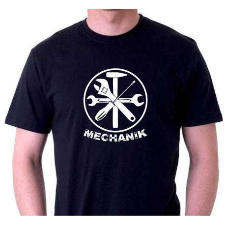 Tričko pro automechanika - Mechanik s nářadím