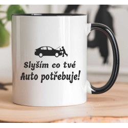 Hrnek pro Automechanika - Slyším co tvoje auto potřebuje