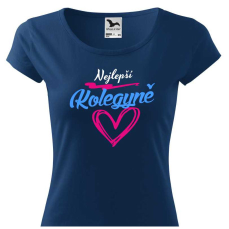 Tričko pro kolegyni - Nejlepší kolegyně pod srdíčkem