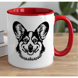 Hrnek s obrázkem psího plemena - Welsh corgi