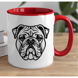 Hrnek s pejskem plemene - Anglický buldok